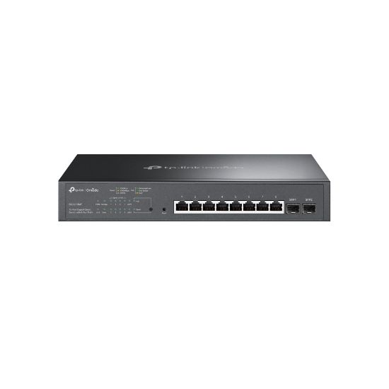 Image de TP-Link Omada TL- Géré L2/L2+ Gigabit Ethernet (10/100/1000) Connexion Ethernet, supportant l'alimentation via ce port (PoE) 1U Noir (SG2210MP)