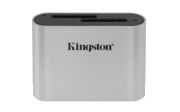 Image de Kingston Technology Lecteur de cartes SDHC/SDXC UHS-II USB3.2 Gen1 Workflow à double logement (WFS-SD)