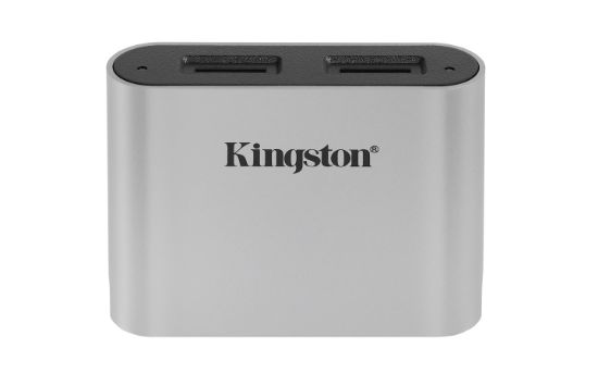 Image de Kingston Technology Lecteur de cartes microSDHC/SDXC UHS-II USB3.2 Gen1 Workflow à double logement (WFS-SDC)