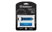 Image de Kingston Technology IronKey Keypad 200C USB-C de 512 Go, FIPS 140-3 niveau 3 (en attente) AES-256 (IKKP200C/512GB)