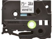 Image de Brother ruban d'étiquette Noir sur blanc (TZE261CIV)