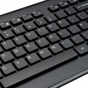 Image de Targus clavier Souris incluse Universel RF sans fil QWERTY Anglais Noir (AKM610UK)