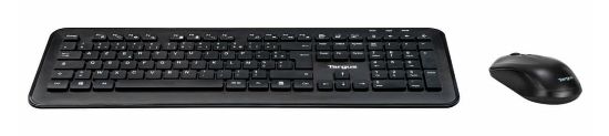 Image de Targus clavier Souris incluse Universel RF sans fil AZERTY Français Noir (AKM610FR)