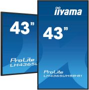 Image de iiyama Écran d'affichage dynamique En forme de kiosk 108 cm (42.5") LED Wifi 800 cd/m² 4K Ultra HD Noir Intégré dans le processeur Android 11 24/7 (LH4365UHSB-B1)