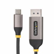 Image de StarTech.com Câble USB-C vers DisplayPort de 3m, 8K 60Hz, 4K 144Hz, HDR, Câble Adaptateur USB-C vers DP, Câble de Conversion Vidéo USB Type-C vers DP 1.4, Compatible U ... (142-USBC-DP-8K-10F)