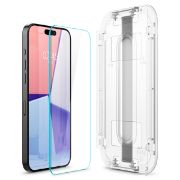 Image de Spigen GLAStR EZ Fit Screenprotector + Applicator iPhone 15 Pro Max Protecteur d'écran - Transparent (AGL06872)