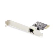 Image de StarTech.com Carte Réseau PCIe Gigabit à 1 Port, Carte LAN PCI Express 10/100/1000Mbps, NIC, Realtek RTL8111H, Fonctionne avec Windows et Linux, Conforme TAA (ST1000SPEX2T)