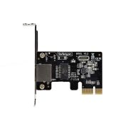 Image de StarTech.com Carte Réseau PCIe Gigabit à 1 Port, Carte Réseau Profil Bas, Carte LAN PCI Express 10/100/1000Mbps, Realtek RTL8111H, Windows et Linux, Conforme TAA (ST1000SPEX2LT)