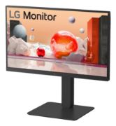 Image de LG 24BA750-B écran plat de PC 60,5 cm (23.8") 1920 x 1080 pixels Full HD LCD Noir (24BA750-B.AEU)