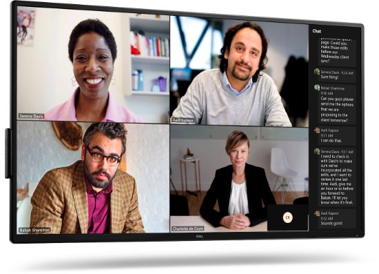 Image de DELL P5525QC Écran plat de signalisation numérique 138,8 cm (54.6") LCD 400 cd/m² 4K Ultra HD Noir (DELL-P5525QC)