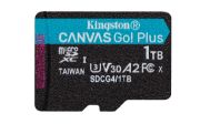Image de Kingston Technology Carte microSDXC Canvas Go Plus Gen4 200 Mo/s A2 U3 V30 1 To + adaptateur (SDCG4/1TB)