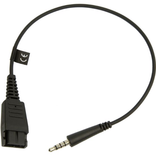 Image de Jabra changeur de genre de câble Quick Disconnect (QD) 3.5 mm Noir (8800-00-99)