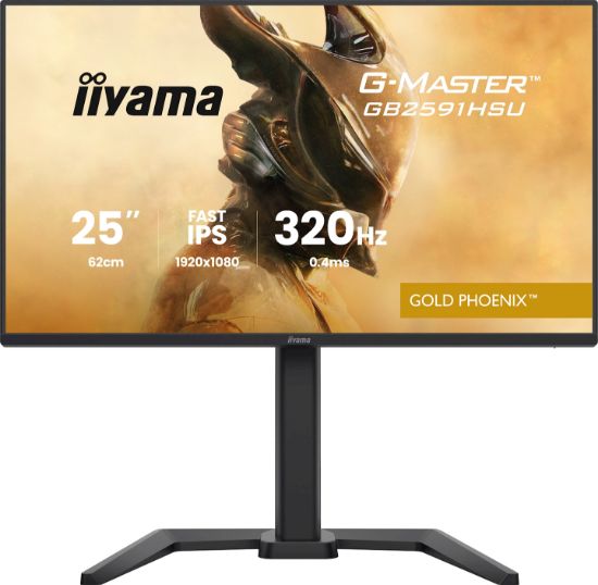 Image de iiyama G-MASTER écran plat de PC 62,2 cm (24.5") 1920 x 1080 pixels Full HD LED Noir (GB2591HSU-B1)