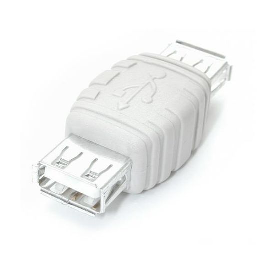 Image de StarTech.com Changeur de genre USB - Adaptateur USB A vers A - F/F - Blanc (GCUSBAAFF)