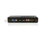 Image de StarTech.com Kit commutateur noir KVM USB 4 ports avec audio et câbles (SV411KUSB)