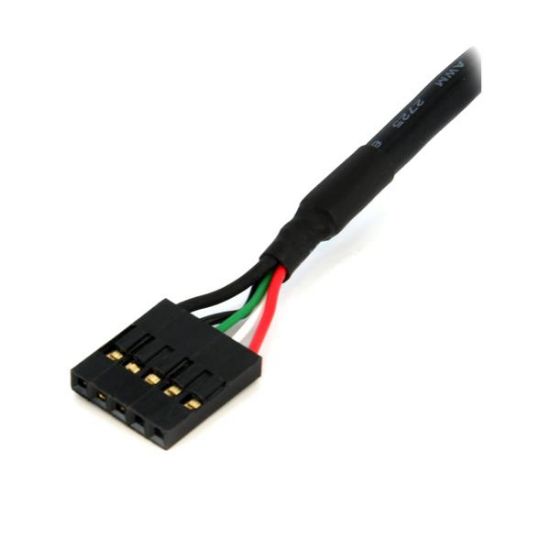 Image de StarTech.com Câble adaptateur interne carte mère 46 cm 5 broches USB IDC – F/F (USBINT5PIN)