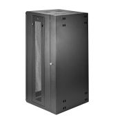 Image de StarTech.com Armoire Réseau Murale à 4 Montants 26U avec Étagère 1U, Armoire Serveur Murale 19" à Charnières pour Équipement IT/AV/Électronique/Ordinateur, Armoire Rack Venti ... (RK2620WALHM)