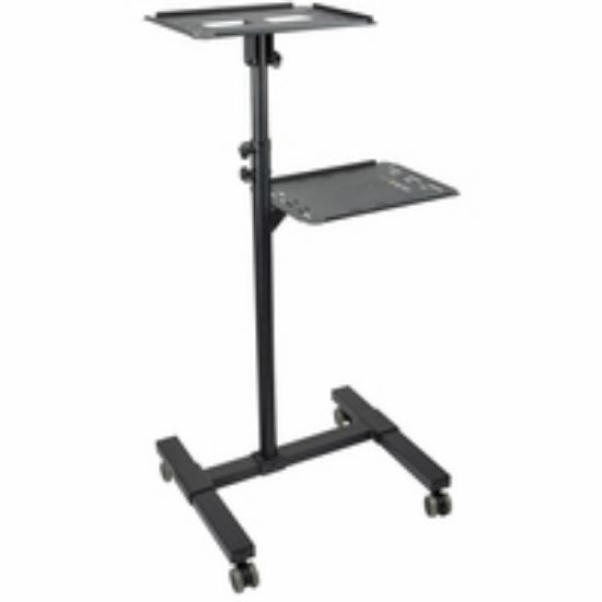 Image de StarTech.com Table Vidéoprojecteur et Ordinateur Portable - Support Projecteur Robuste (2 Étagères; max. 10kg chacune) - Ajustable en Hauteur - Chariot Présentation Mobile - ... (ADJPROJCART)