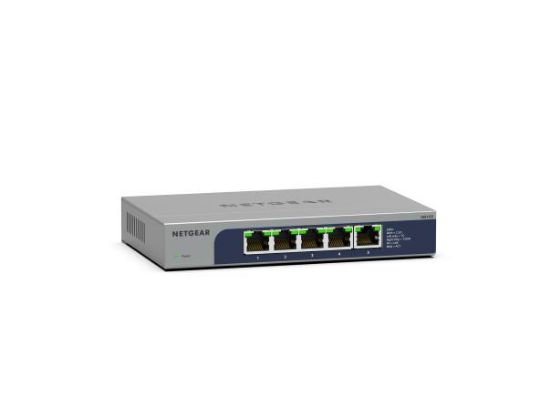Image de NETGEAR commutateur réseau Non-géré 2.5G Ethernet (100/1000/2500) Connexion Ethernet, supportant l'alimentation via ce port (PoE) 1U (MS105-100EUS)