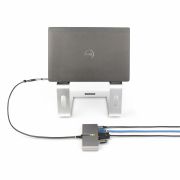 Image de StarTech.com Hub USB-C à 2 Ports USB-A avec Ethernet et RS-232, Dongle USB-C vers USB-A, 100W PD Pass-Through, 2x USB-A 5Gbps, Gigabit Ethernet, Série RS232 (FTDI) (5G2A1SGBB-USB-C-HUB)