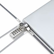 Image de StarTech.com Lot de 10 Antivols à Double Accès pour Ordinateur Portable, Câble de Sécurité de 2m à Clé et à Combinaison pour les Appareils K-Slot, Câble Antivol en A ... (DUALKA10-LAPTOP-LOCK)