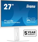 Image de iiyama ProLite écran plat de PC 68,6 cm (27") 1920 x 1080 pixels Full HD LED Blanc (XUB2797HSU-W2)