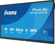 Image de iiyama Écran d'affichage dynamique En forme de kiosk 190,5 cm (75") LCD Wifi 400 cd/m² 4K Ultra HD Noir Écran tactile Intégré dans le processeur Android 24/7 (TE7512MIS-B4AG)