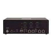 Image de StarTech.com Switch KVM Sécurisé à 2 Ports pour Deux Écrans, DisplayPort, 4K 30 Hz, KVM de Bureau NIAP 4.0, Boîtier Métallique, Commutateur KVM, Port CAC, Made in USA (CK4-P202C)