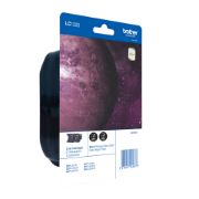 Image de Brother cartouche d'encre 2 pièce(s) Original Noir (LC-1220BKBP2)