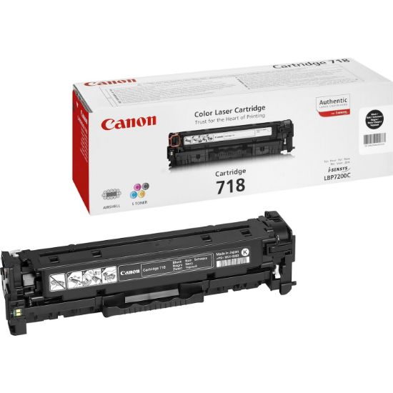 Image de Canon CRG-718 Bk Cartouche de toner 1 pièce(s) Original Noir (2662B002)