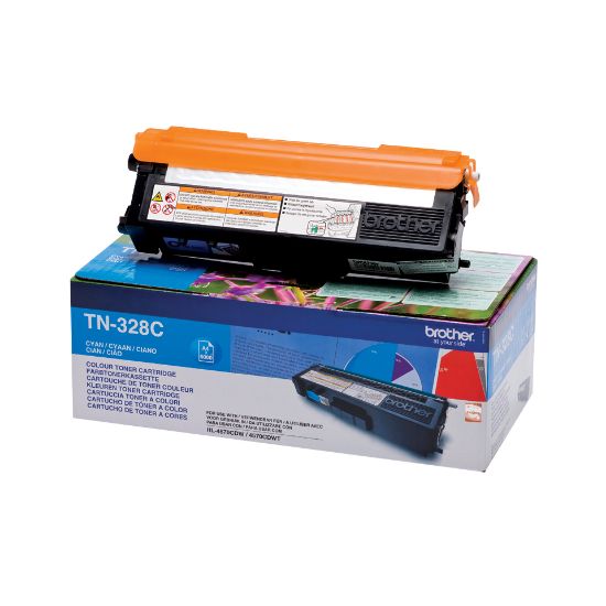 Image de Brother - Cartouche de toner originale – Cyan (TN-328C)