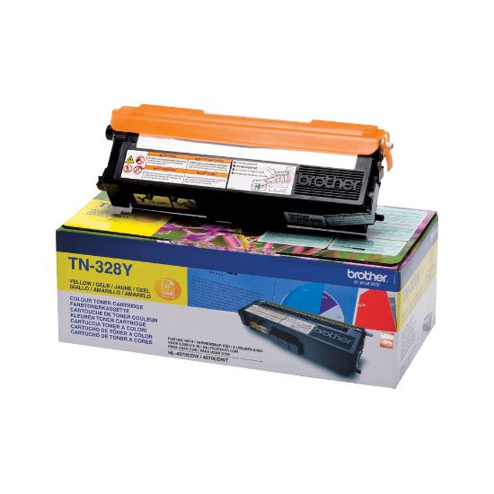 Image de Brother - Cartouche de toner originale – Jaune (TN-328Y)