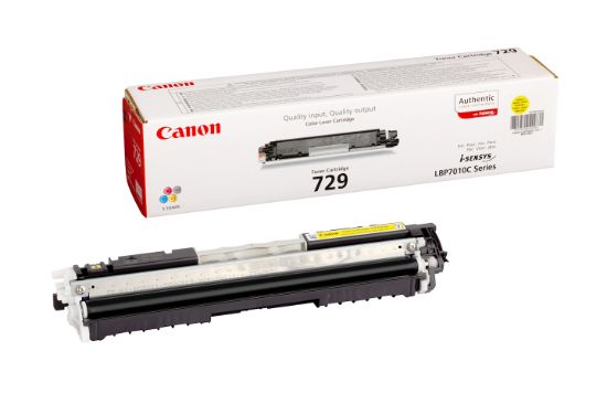 Image de Canon 729 Y Cartouche de toner 1 pièce(s) Original Jaune (4367B002)