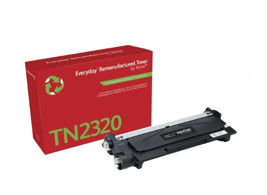 Image de Toner remanufacturé Mono Everyday™ de Xerox compatible avec Brother TN2320, Grande capacité (006R03330)