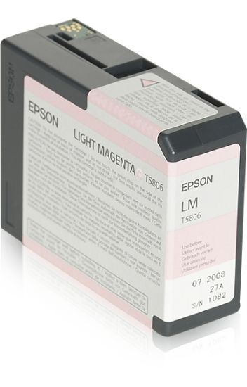 Image de Epson Encre Pigment Magenta Clair SP 3800 (80ml) (C13T580600)