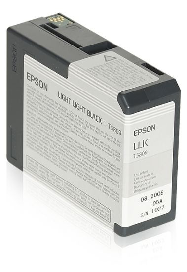 Image de Epson Encre Pigment Gris Clair SP 3800/3880 (80ml) (C13T580900)