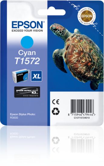 Image de Epson Turtle Cartouche "Tortue" - Encre UC K3 VM C (C13T15724010)