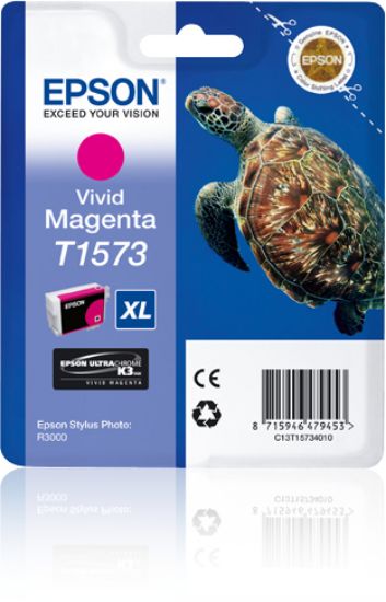 Image de Epson Turtle Cartouche "Tortue" - Encre UC K3 VM M (C13T15734010)