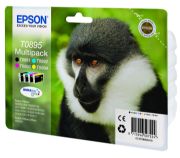 Image de Epson Monkey Multipack "Singe" 4 couleurs - Encre DURABrite Ultra noire, cyan, magenta, jaune (C13T08954010)