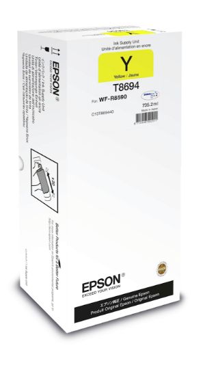Image de Epson Unité d'alimentation en encre Jaune XXL (C13T869440)