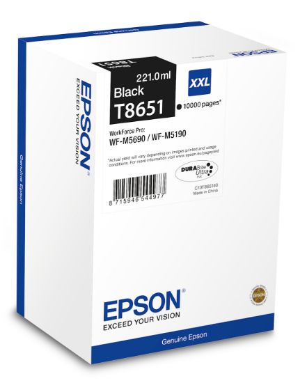 Image de Epson Encre Noire (10 000 p) (C13T865140)