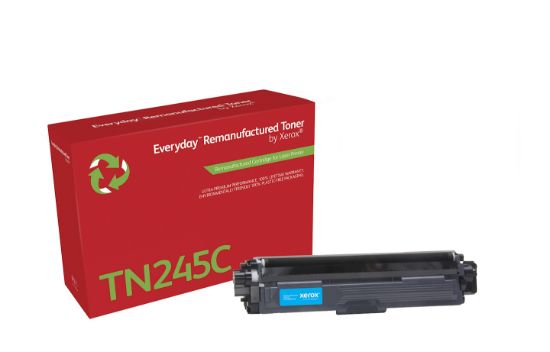 Image de Toner remanufacturé Cyan Everyday™ de Xerox compatible avec Brother TN245C, Grande capacité (006R03262)