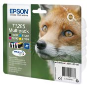 Image de Epson Fox Multipack "Renard" (T1285) - Encre DURABrite Ultra N, C, M, J (C13T12854012)