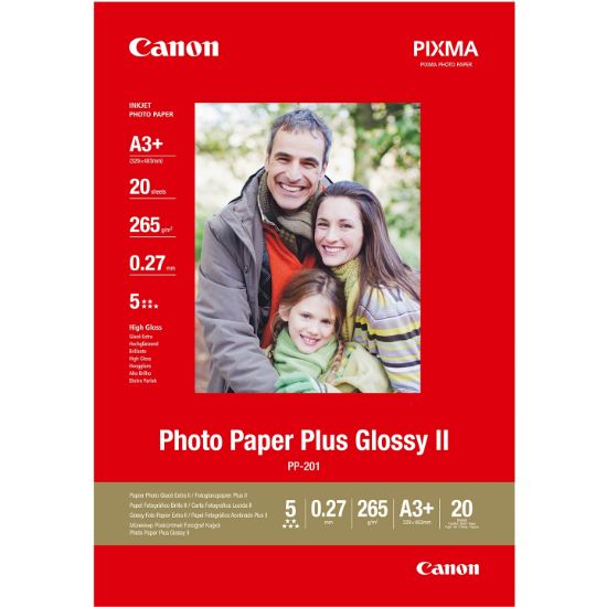 Image de Canon Papier photo brillant extra II A3 Plus PP-201 - 20 feuilles (2311B021)