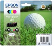 Image de Epson Golf ball Multipack 4-colours 34 DURABrite Ultra Ink (C13T34664010)