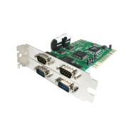Image de StarTech.com Carte PCI avec 4 Ports DB-9 RS232 - Adaptateur Série - UART 16550 (PCI4S550N)