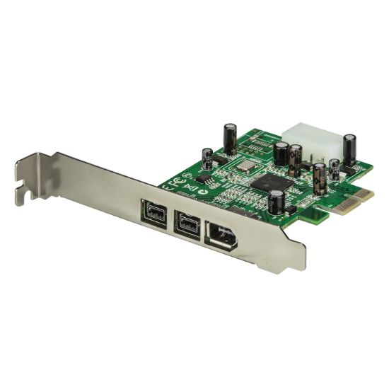 Image de StarTech.com Adaptateur de Carte PCI Express FireWire 3 ports 2b 1a 1394 - Carte PCIe FireWire 800 / 400 1394 FW (PEX1394B3)