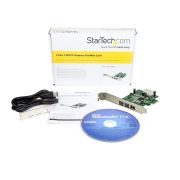 Image de StarTech.com Adaptateur de Carte PCI Express FireWire 3 ports 2b 1a 1394 - Carte PCIe FireWire 800 / 400 1394 FW (PEX1394B3)