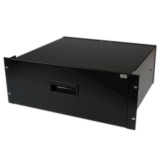 Image de StarTech.com Tiroir de stockage en acier noir 4U pour racks et armoires 48 cm (4UDRAWER)