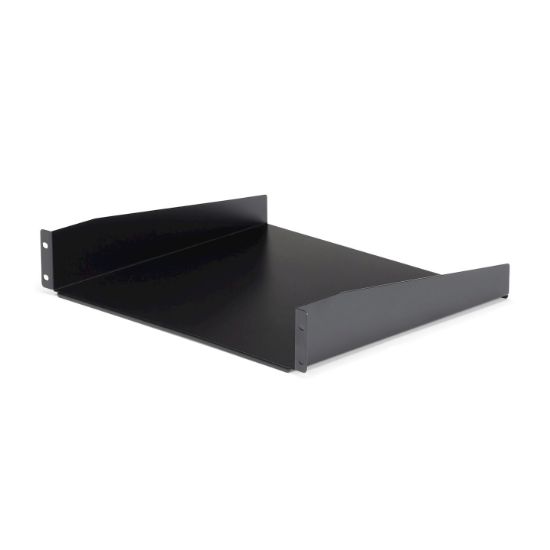 Image de StarTech.com Étagère Rack Serveur 2U - Étagère Cantilever Universelle pour Armoire Rack d'Équipement Réseau 19" - Acier Haute Résistance - Poids Max 20kg - Profondeur de 16", No ... (CABSHELF)